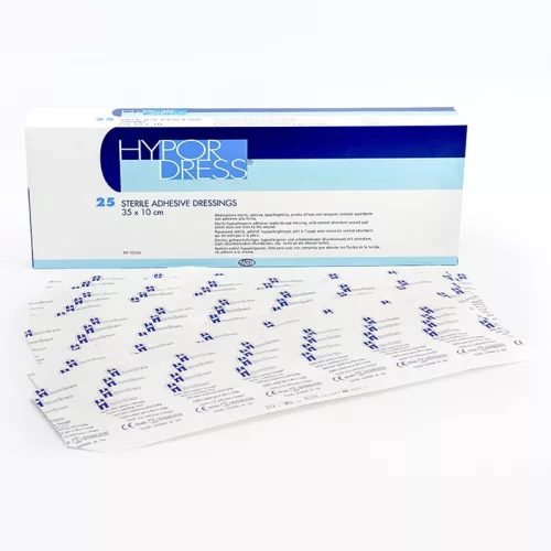 Steril szigetkötszer - Hypordress 10x35cm 25db