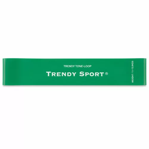 Láberősítő gumihurok Trendy közepes zöld