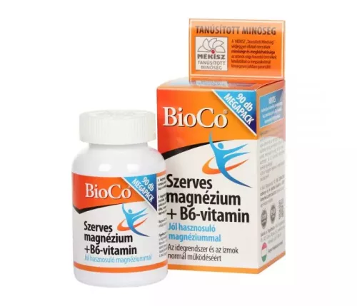 Bioco Szerves Magnézium +B6-vitamin 60db