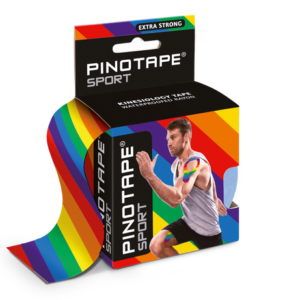 PINOTAPE Sport kineziológiai tapasz 5cm x 5m szivárványos